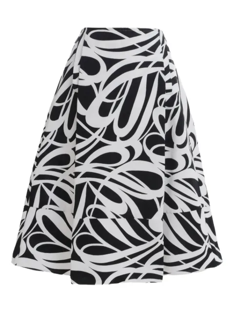 Marni abstract-print skirt