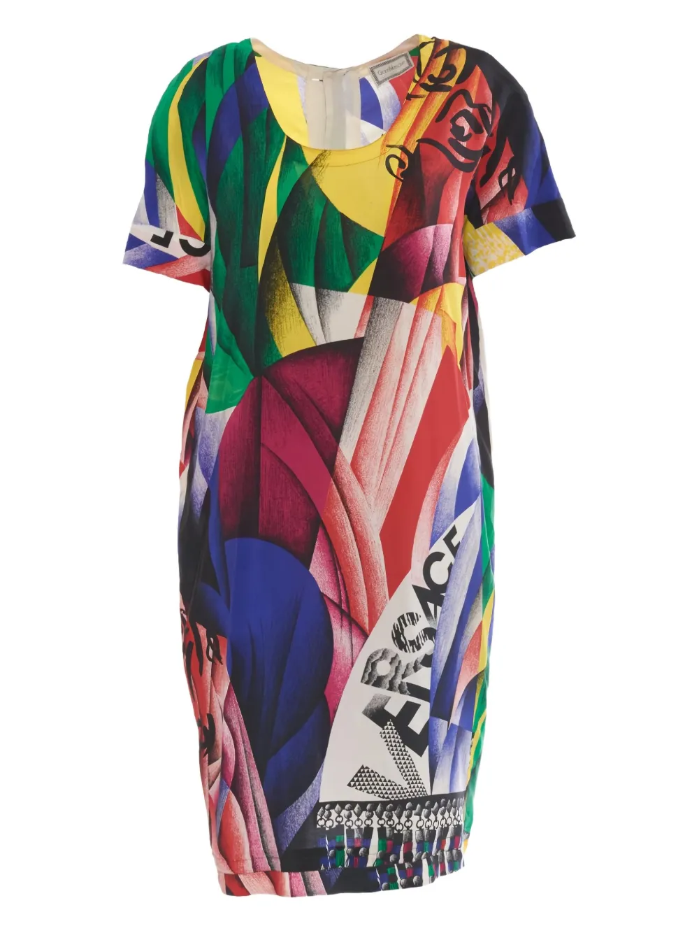 Versace Pre-Owned vestido midi de archivo en seda | rojo | Image 1