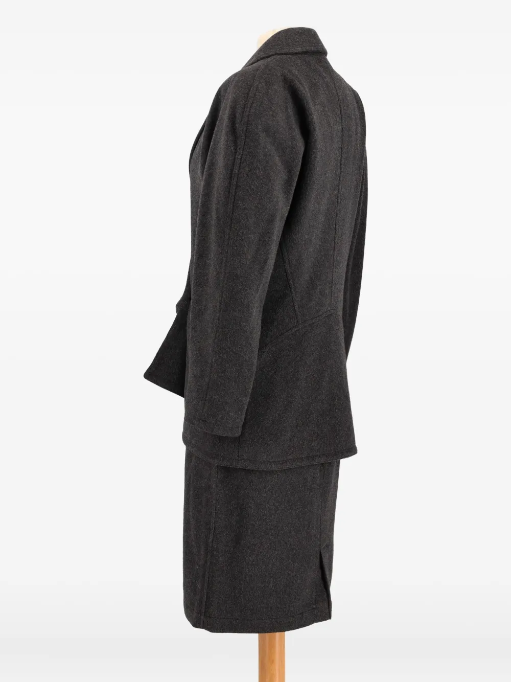 Pre-owned Versace Wool Suit In Gray