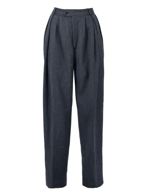 Vintage herringbone trousers