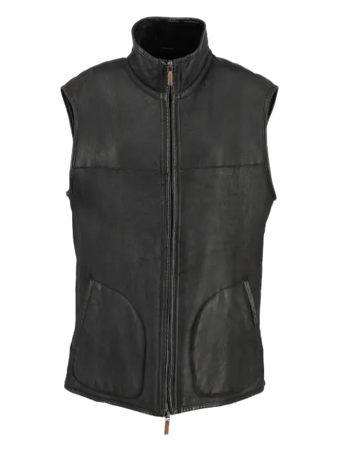 Larusmiani leather vest 