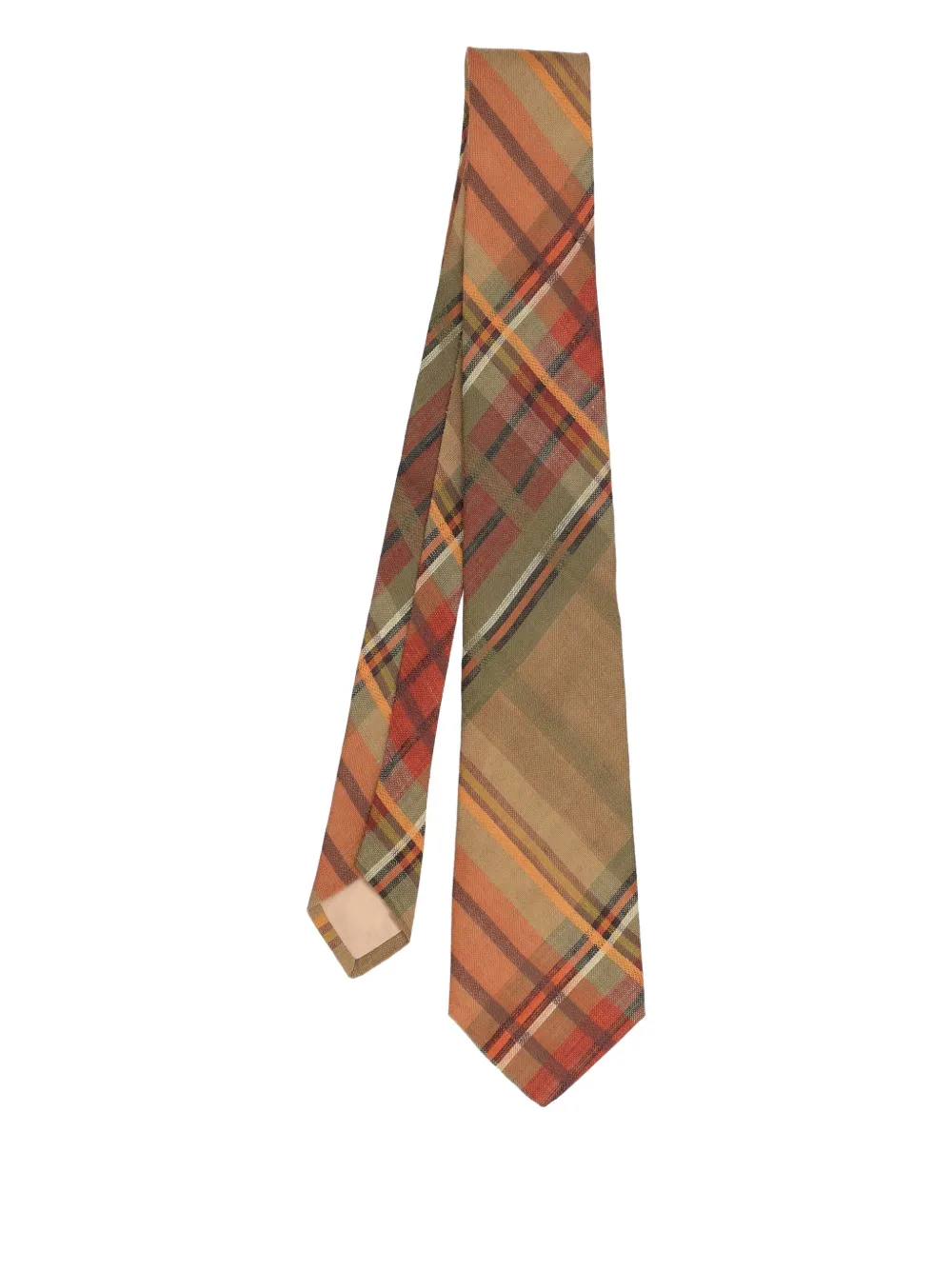 Missoni Pre-Owned checked tie | Neutrals | Image 1