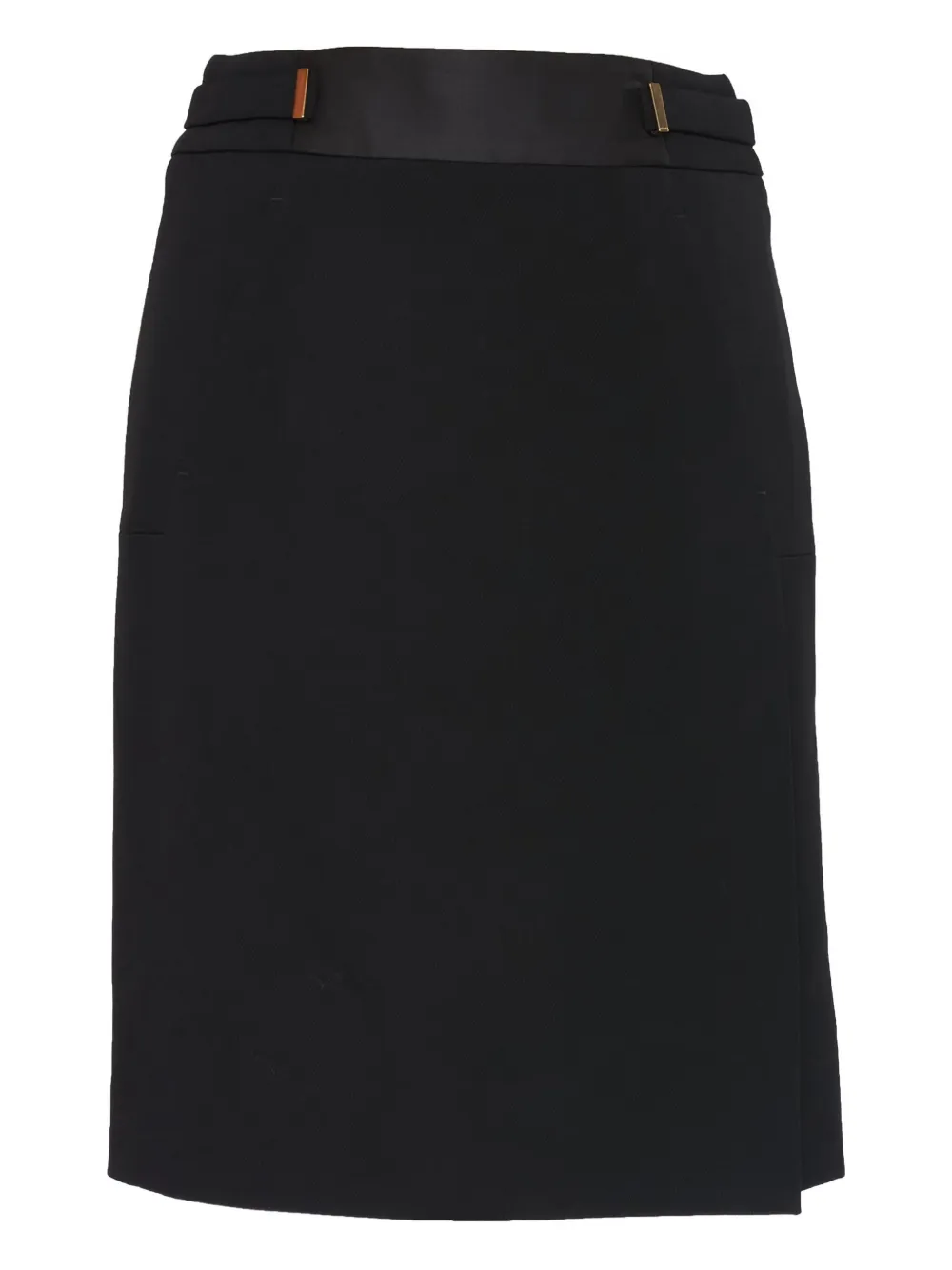 Gucci Pre-Owned falda midi con cierre | negro | Image 1