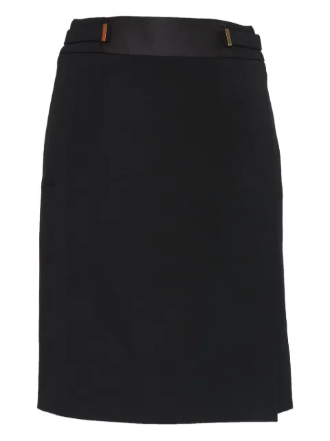 Gucci Pre-Owned zip-fastening midi skirt 