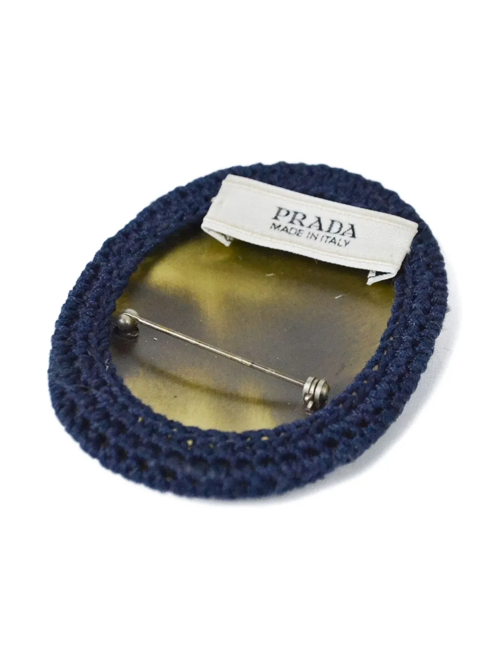 Prada Pre-Owned crochet brooch - Paars