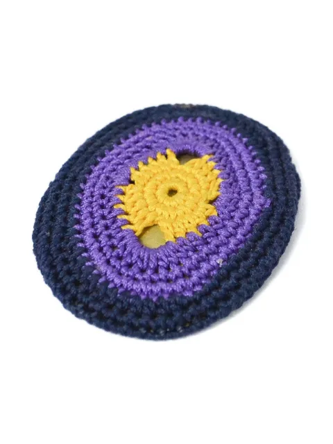 Prada Pre-Owned crochet brooch 