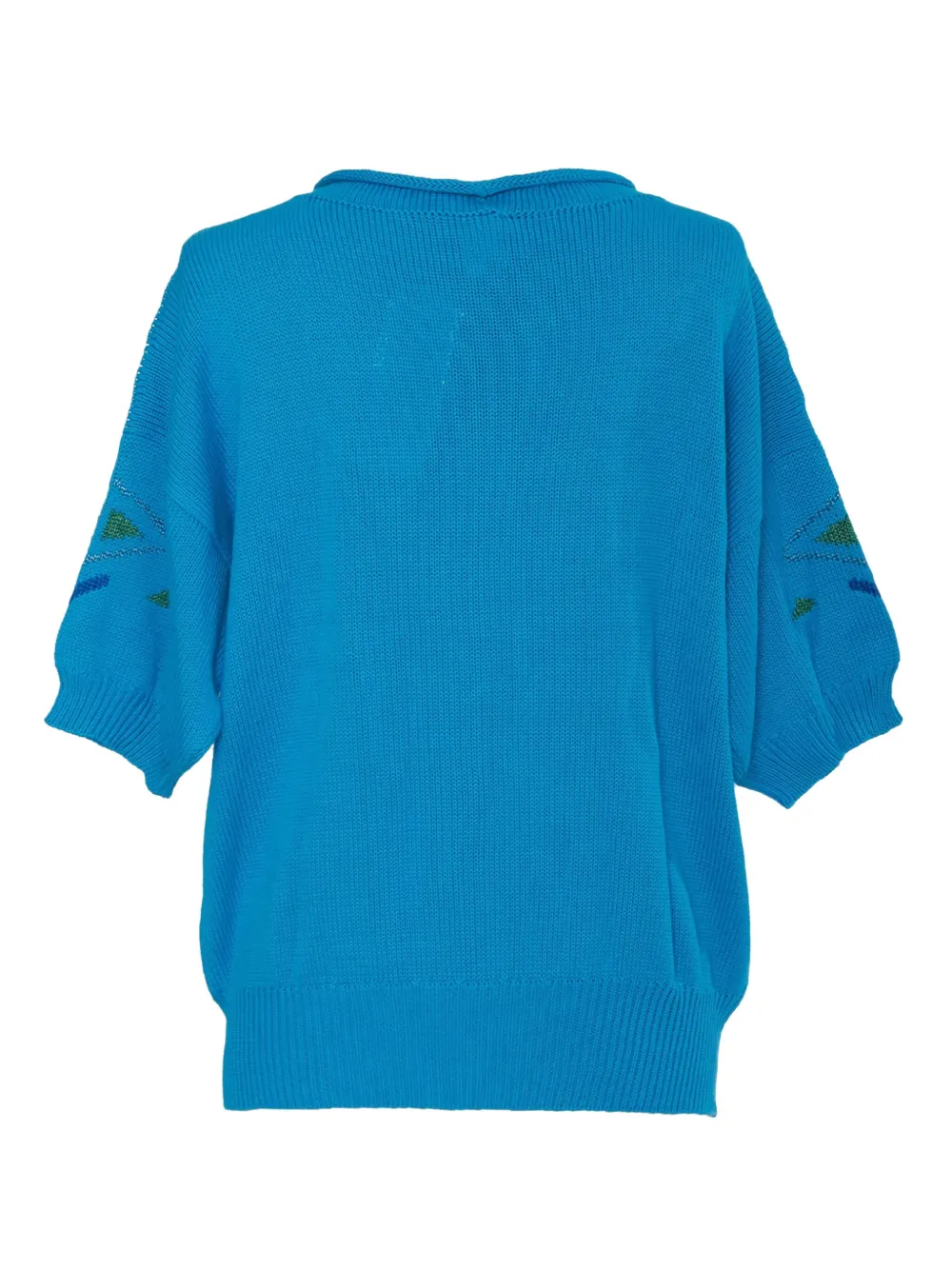 Krizia Pre-Owned Klassischer Intarsien-Pullover | Image 2