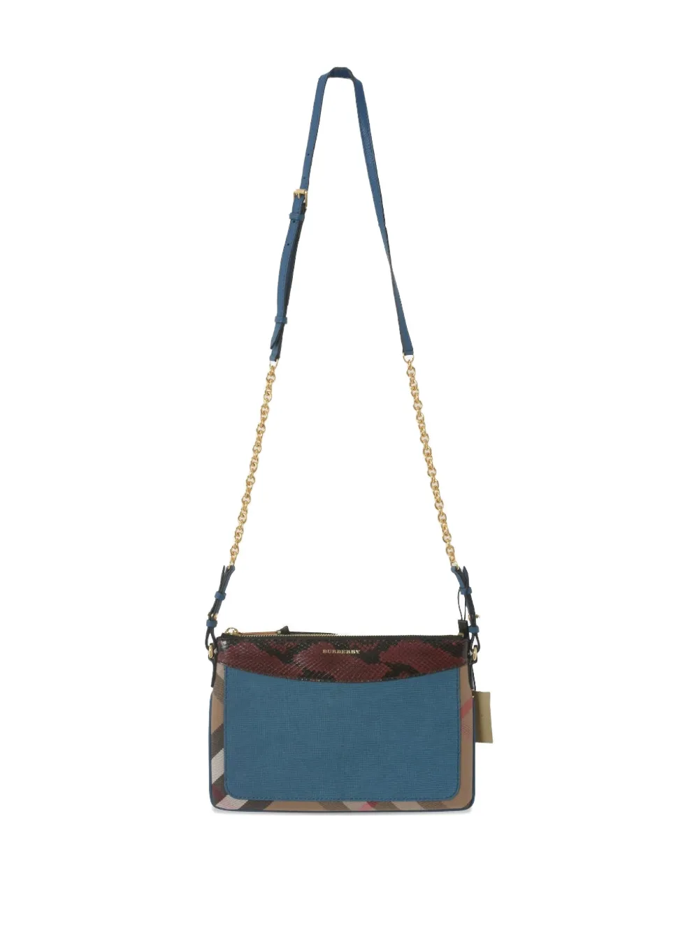 Burberry Pre-Owned canvas clutch bag | azul | Image 1