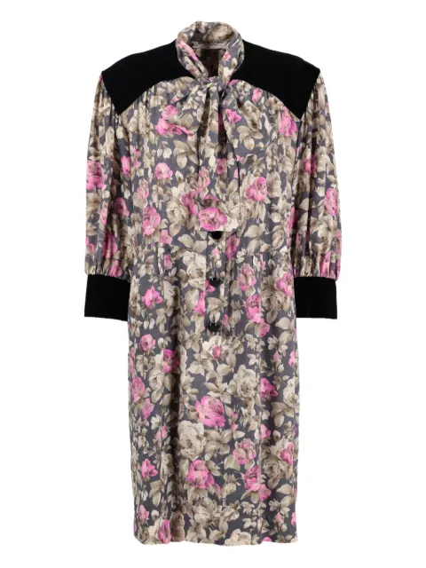 Saint Laurent Pre-Owned floral-print dress
