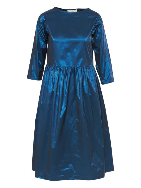 MININA metallic midi dress