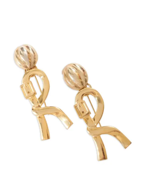 Roberta  di Camerino Pre-Owned aretes con diseño en forma de gota