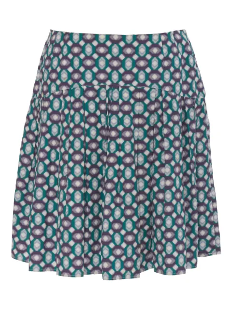 Miu Miu Pre-Owned geometric-pattern mini skirt 