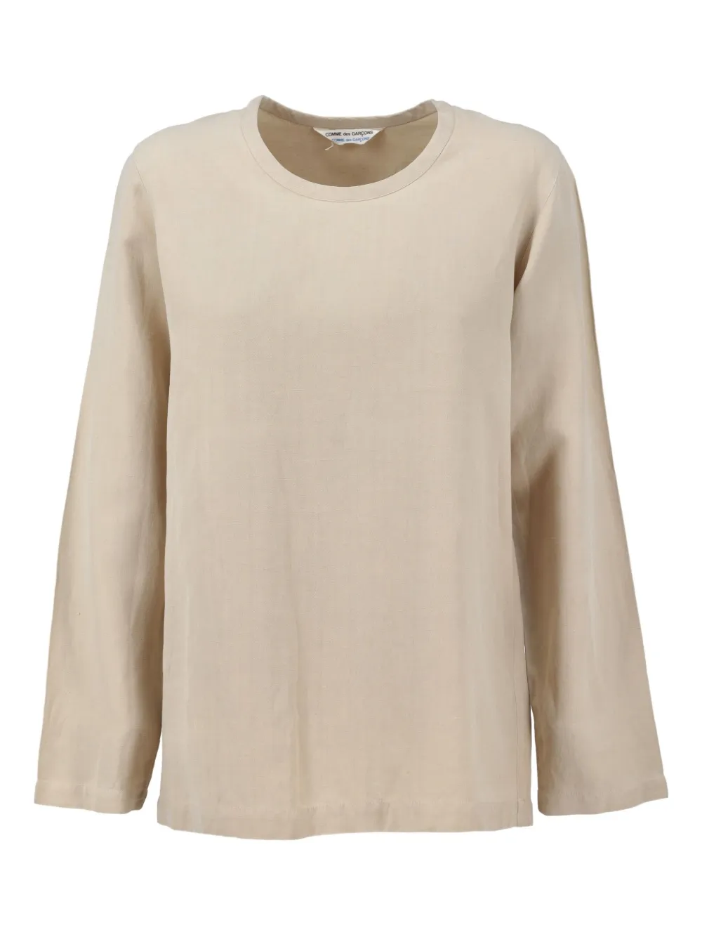 Comme Des Garçons Pre-Owned linen blouse | Neutrals | Image 1