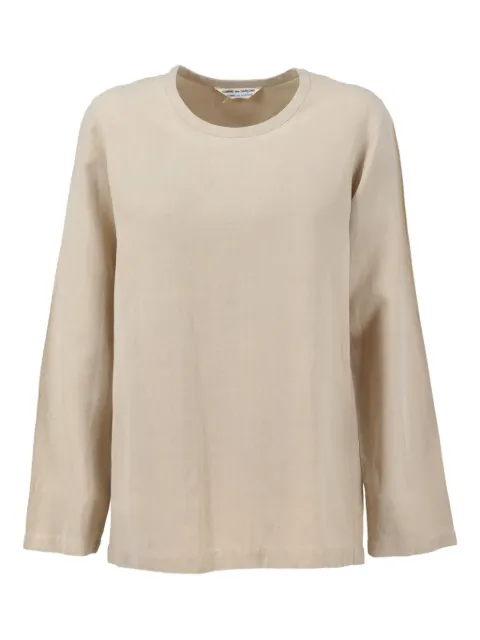 Comme Des Garçons Pre-Owned linen blouse