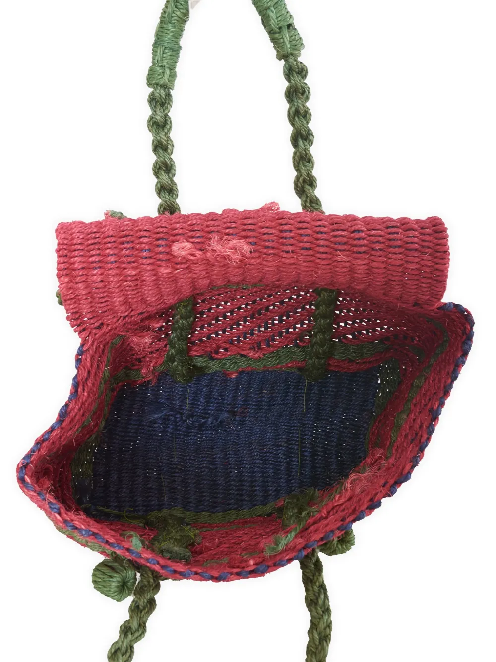 Pre-owned Roberta Di Camerino Interwoven Tote Bag In Pink