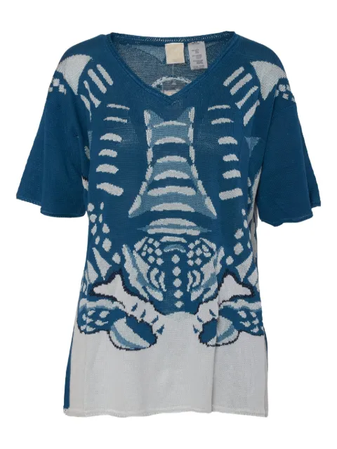 Krizia Pre-Owned patterned T-shirt 