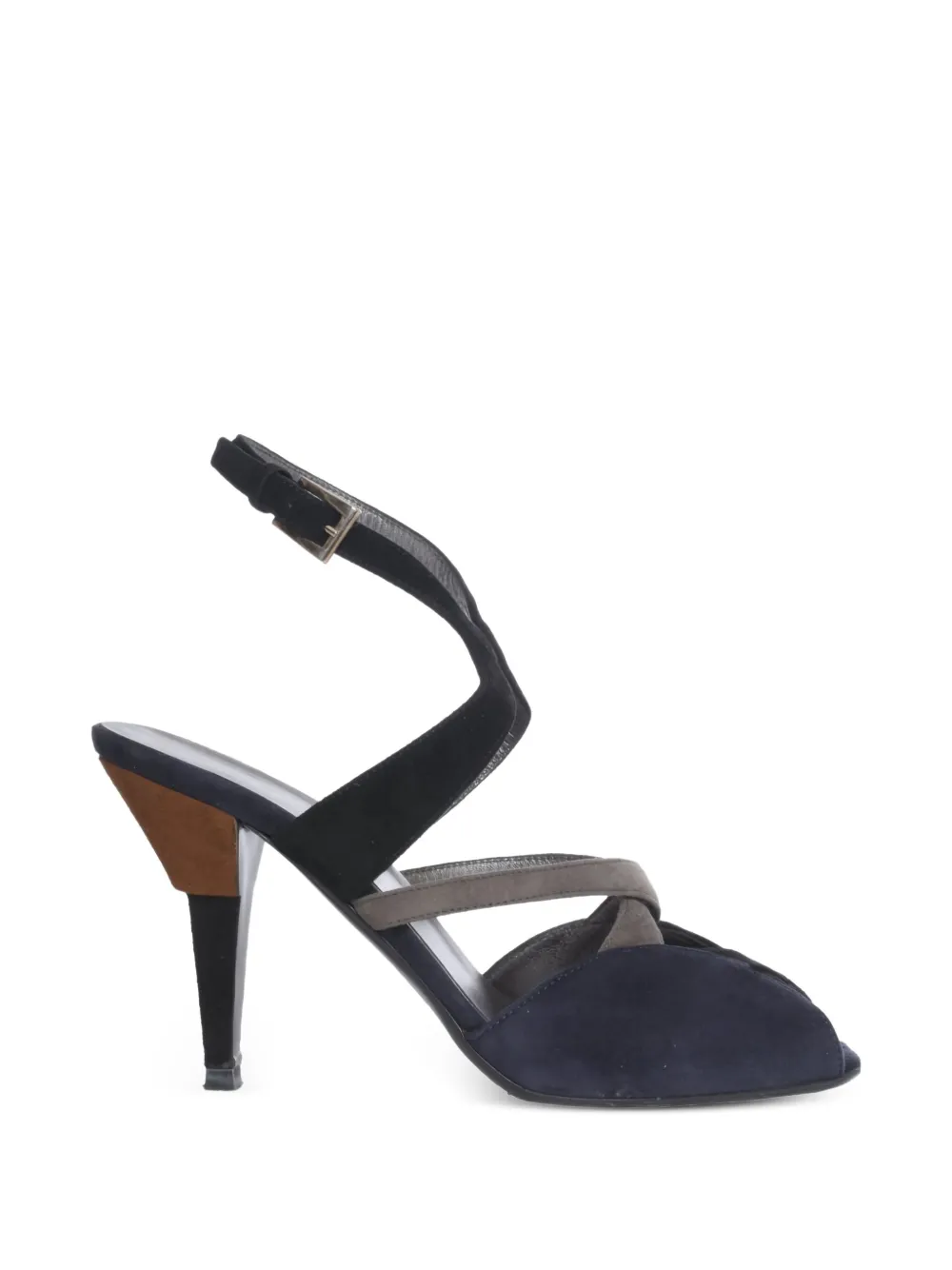 Prada Pre-Owned 80mm leather sandals | Black | Image 1