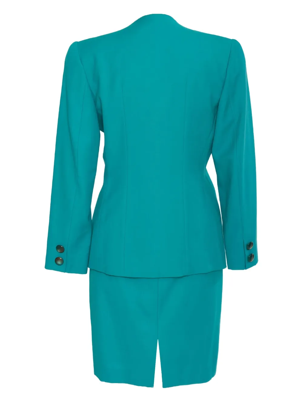 Vintage Pre-Owned embroidered wool suit | Image 2