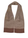 Hermès Pre-Owned horse stirrup-print scarf - Brown