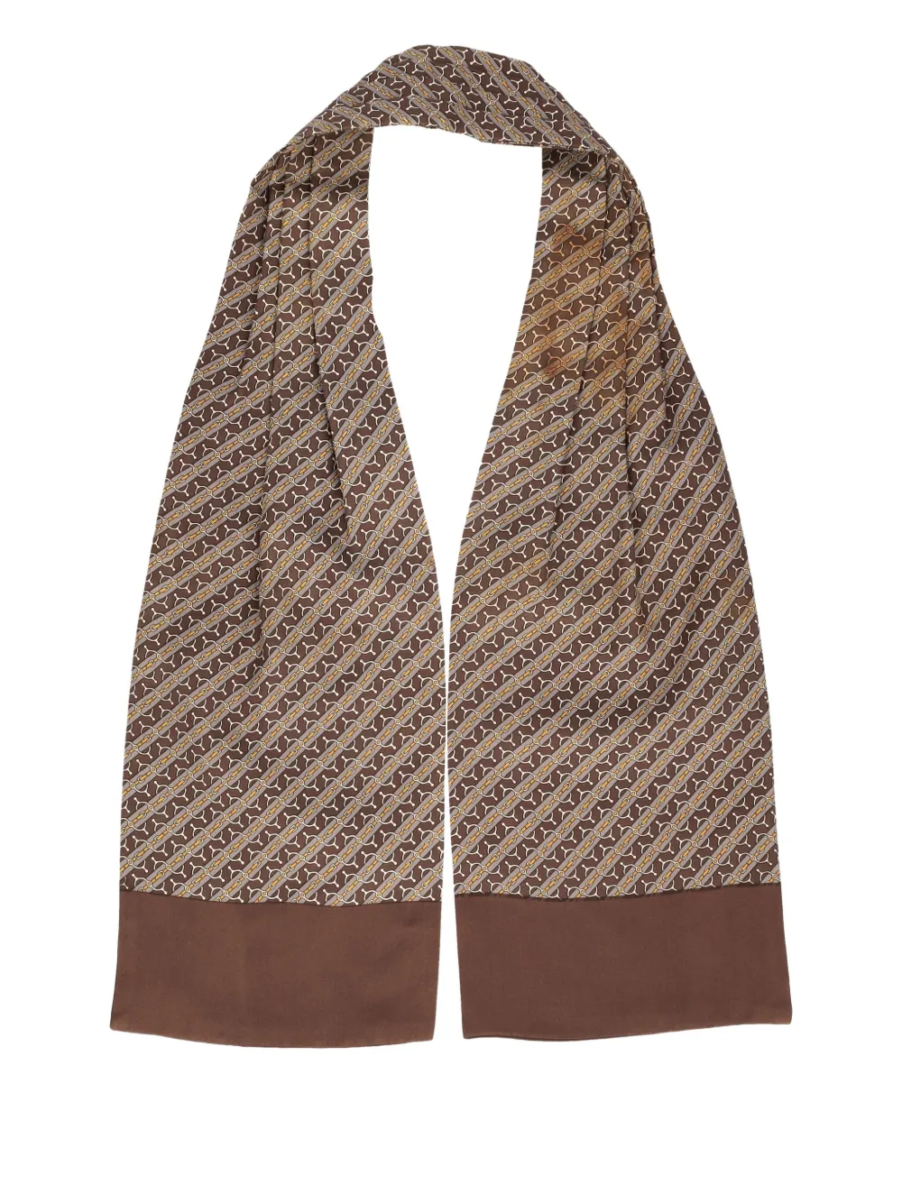 Hermès Pre-Owned horse stirrup-print scarf | Image 2
