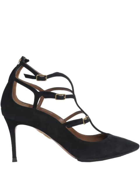 Aquazzura 70mm suede pumps