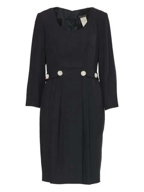 Guy Laroche Pre-Owned belted midi dress