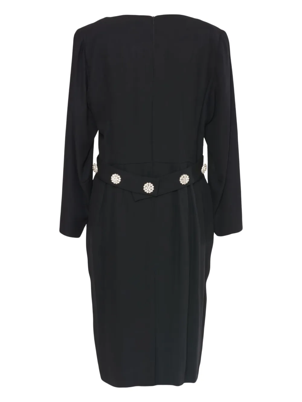 Guy Laroche Pre-Owned vestido midi con cinturón | Image 2