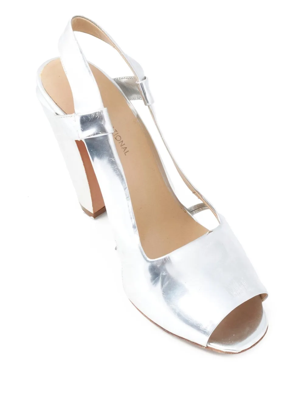 Costume National Vintage 105 mm Costume National sandalen - Zilver