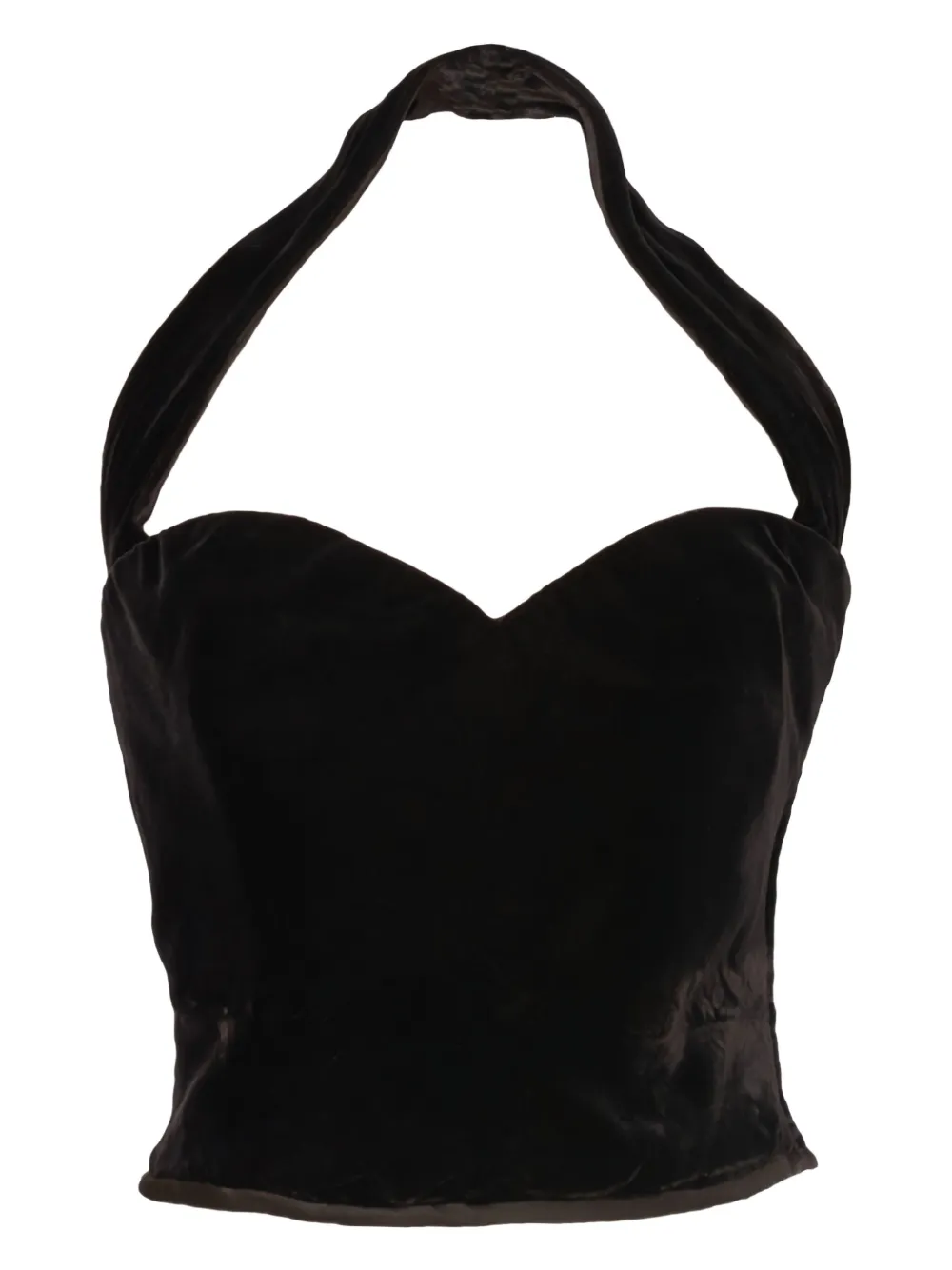 Sabbadini haut pre-owned en velours | marron | Image 1