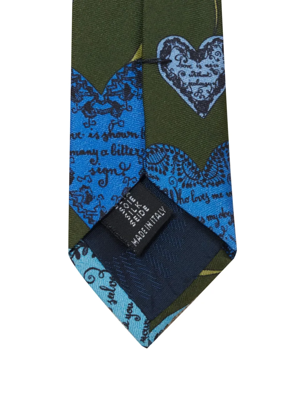 Fornasetti Pre-Owned heart-print silk tie | Image 2