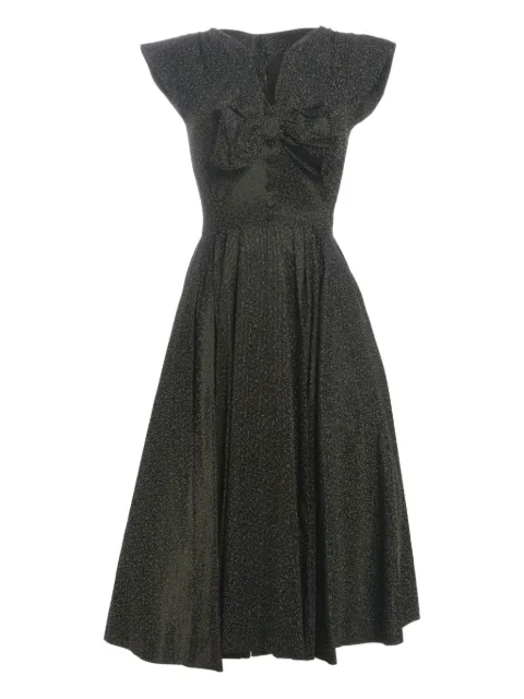 Vintage 1960s pre-owned bow midi dress