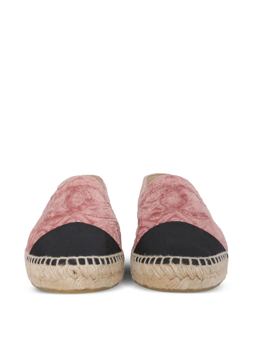 CHANEL Pre-Owned 30 mm leren espadrilles - Roze