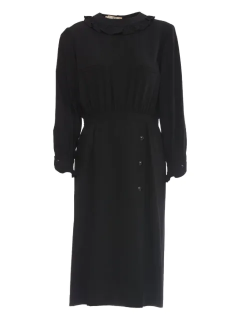 Valentino Garavani Pre-Owned mellemlang uldkjole