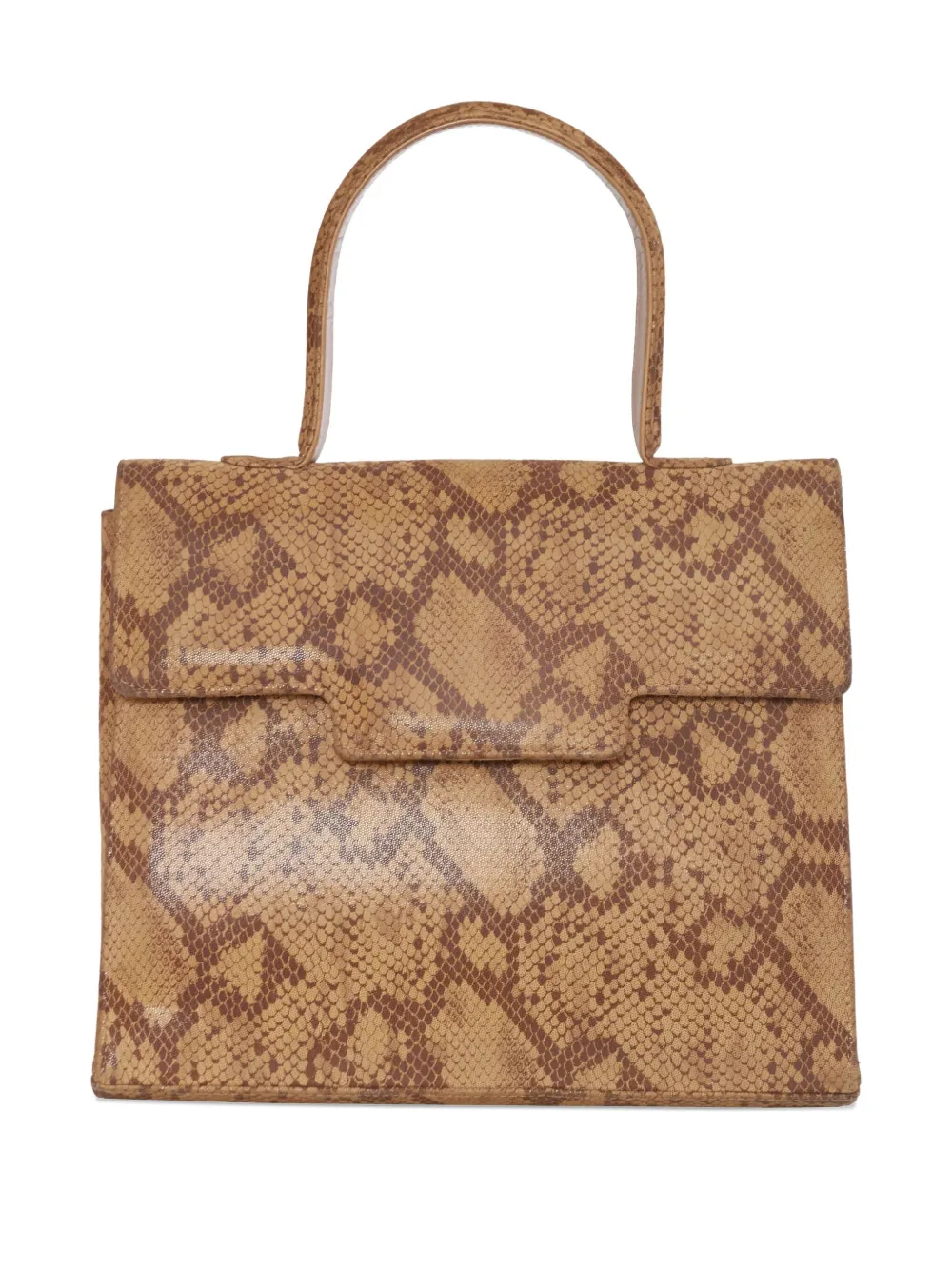Vintage snakeskin-print tote bag | Image 2