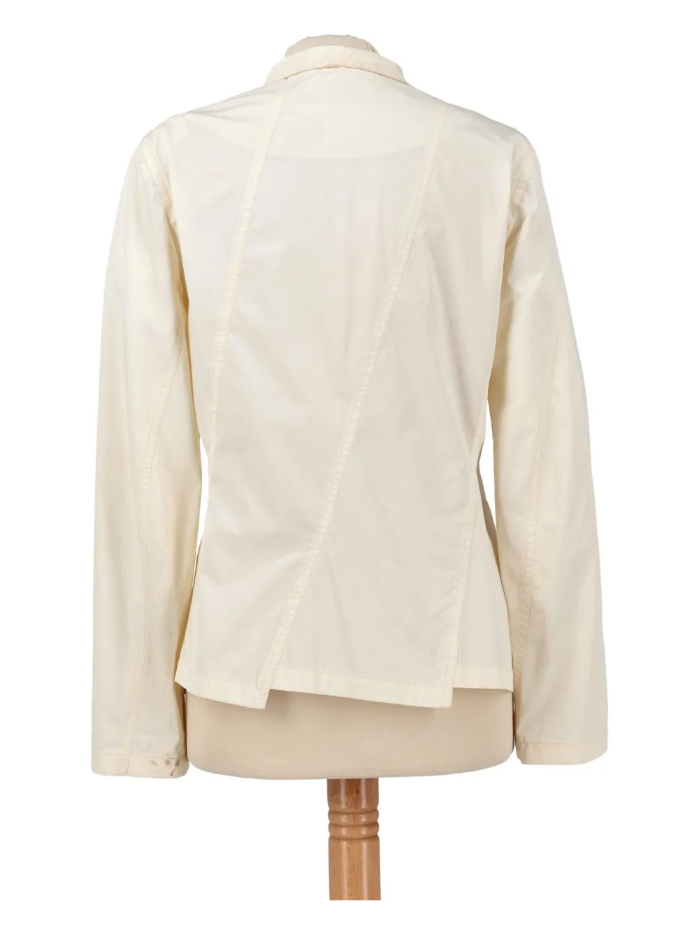 Pre-owned Issey Miyake Asymmetric-design Blazer In Neutral