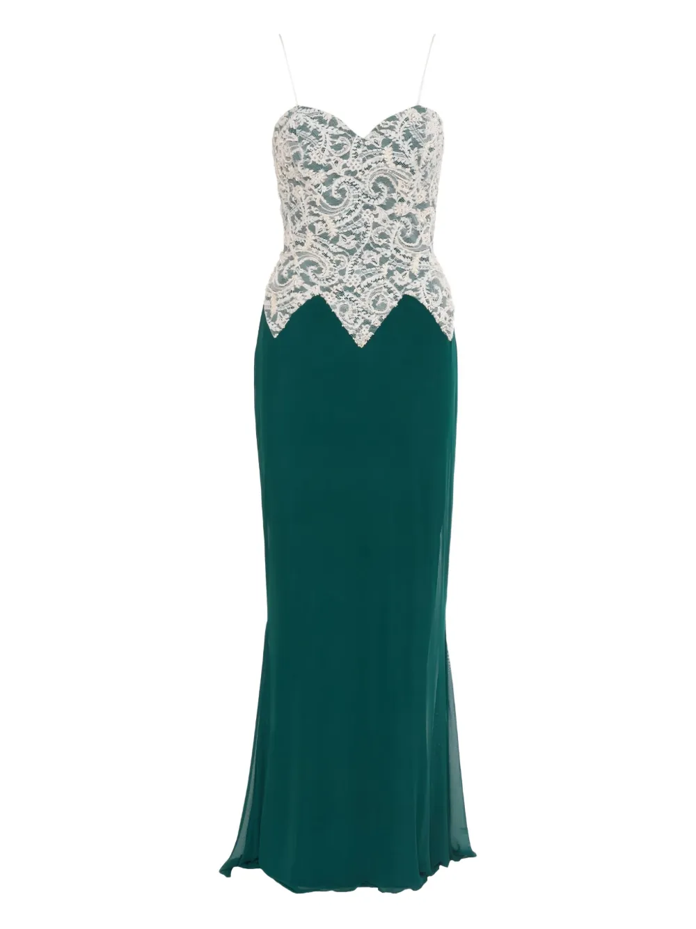 lace-detailing dress