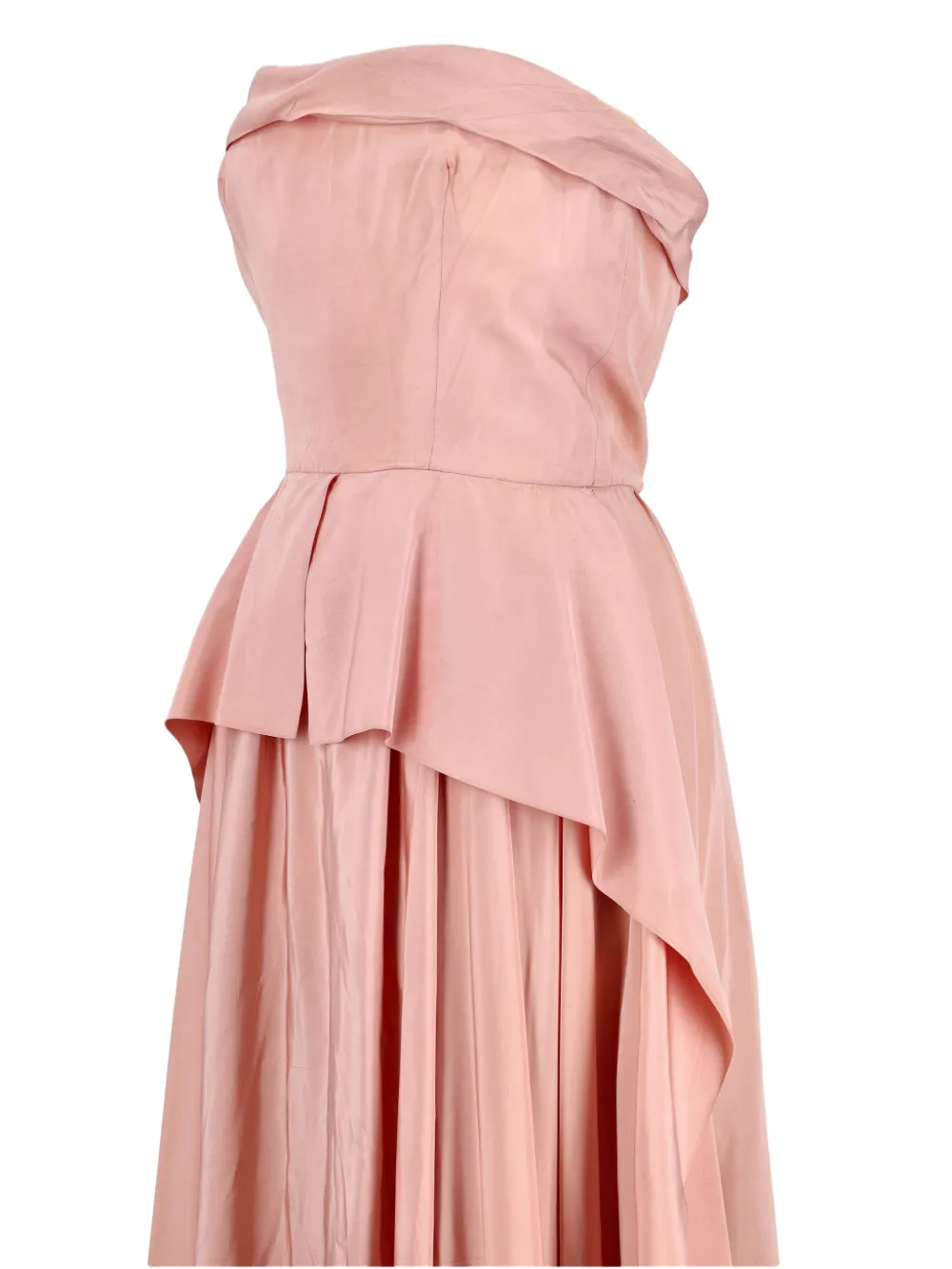 Vintage Abito lungo senza spalline con peplum Pre-owned anni '40 | Pre-owned | Image 4