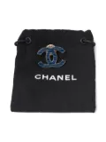 CHANEL Pre-Owned 2010 interlocking CC logo brooch - Silver