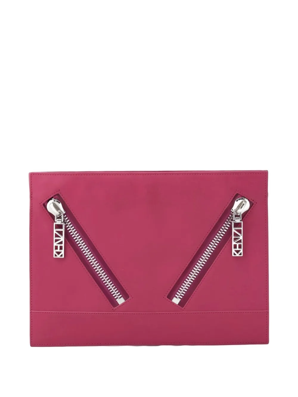 Kenzo Pre-Owned leather clutch bag - Rosa