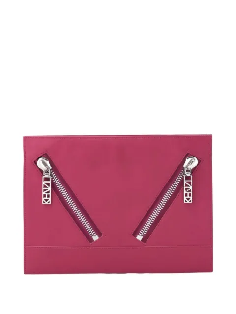 Kenzo Pre-Owned leather clutch bag