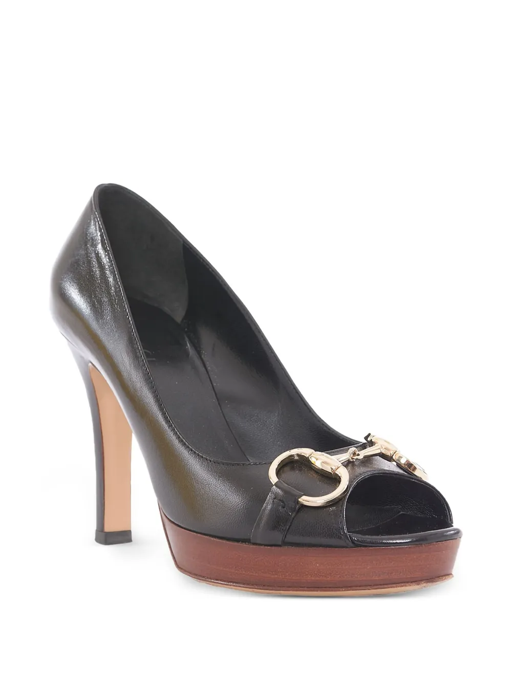 Pre-owned Gucci Platform Heeled Pumps