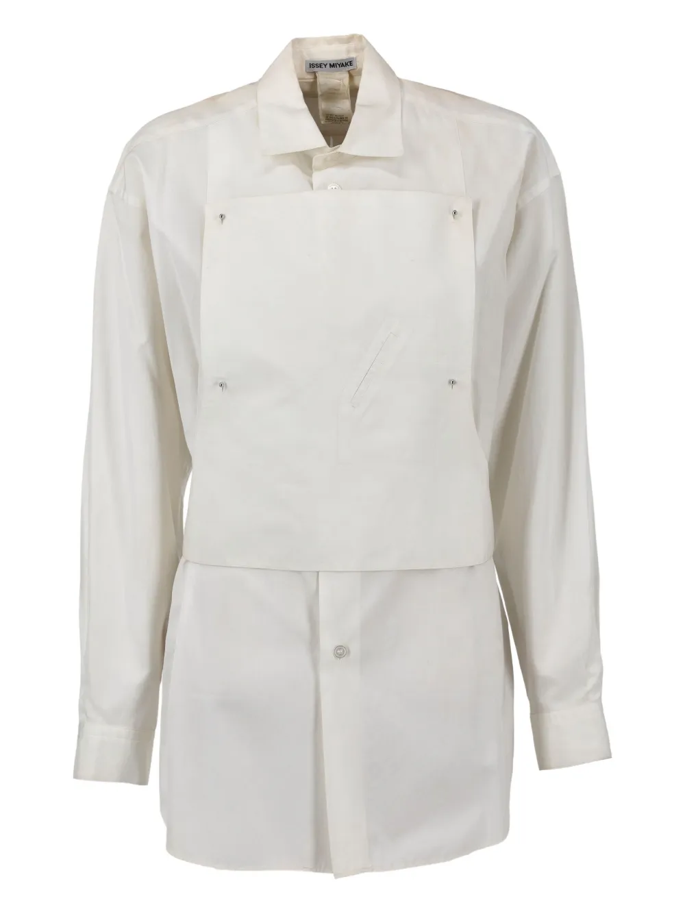 Issey Miyake Pre-Owned camisa a capas | blanco | Image 1