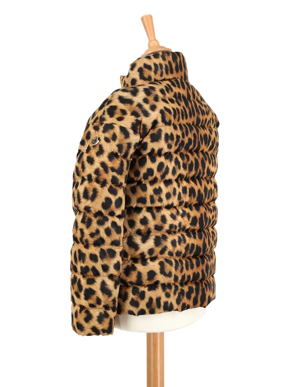 Pre-owned Moncler Vintage Leopard-print Puffer Jacket