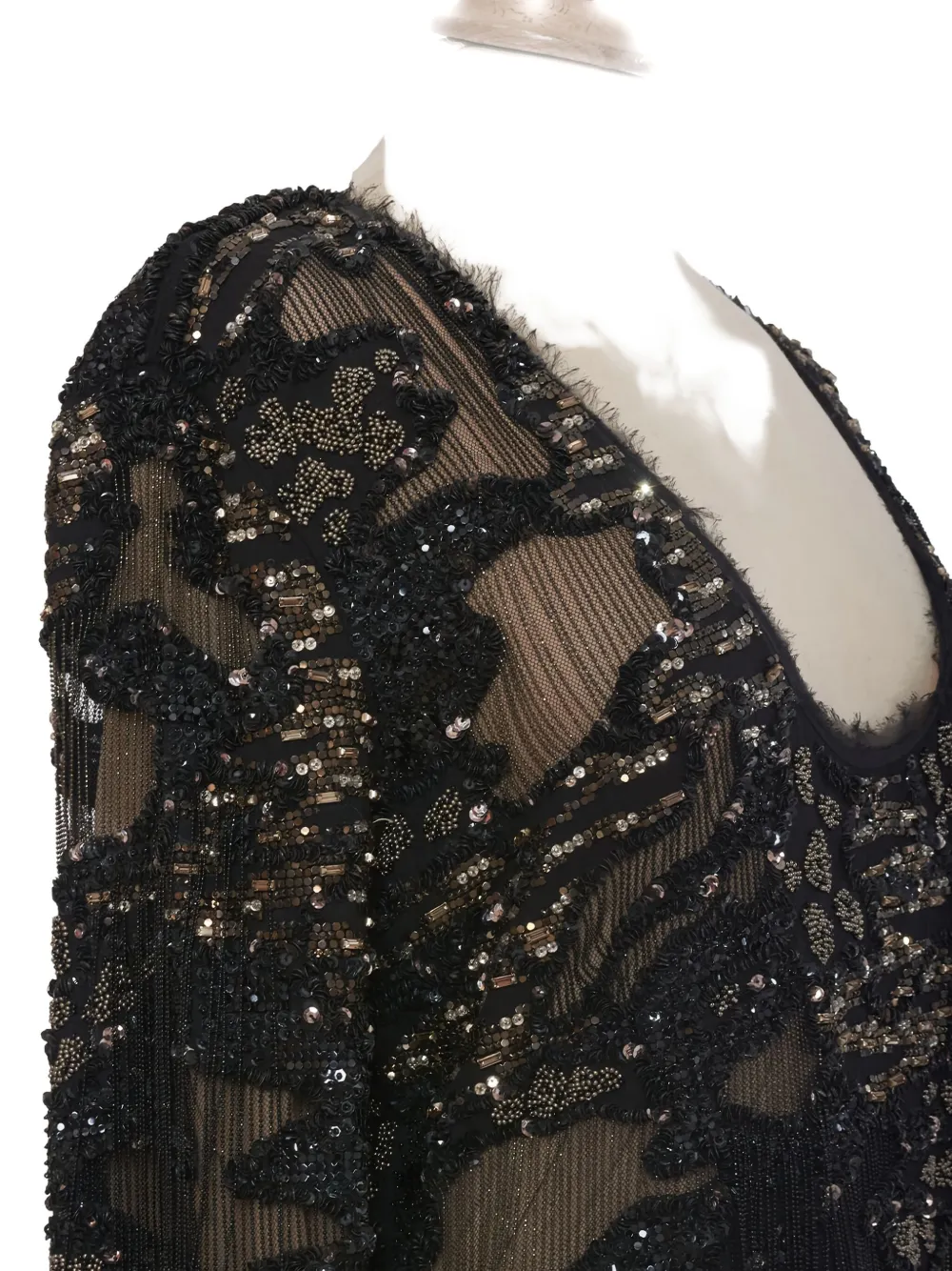 Pre-owned Roberto Cavalli Vintage Embroidered Mini Dress