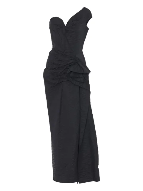Vintage Pre-Owned one-shoulder draped dress