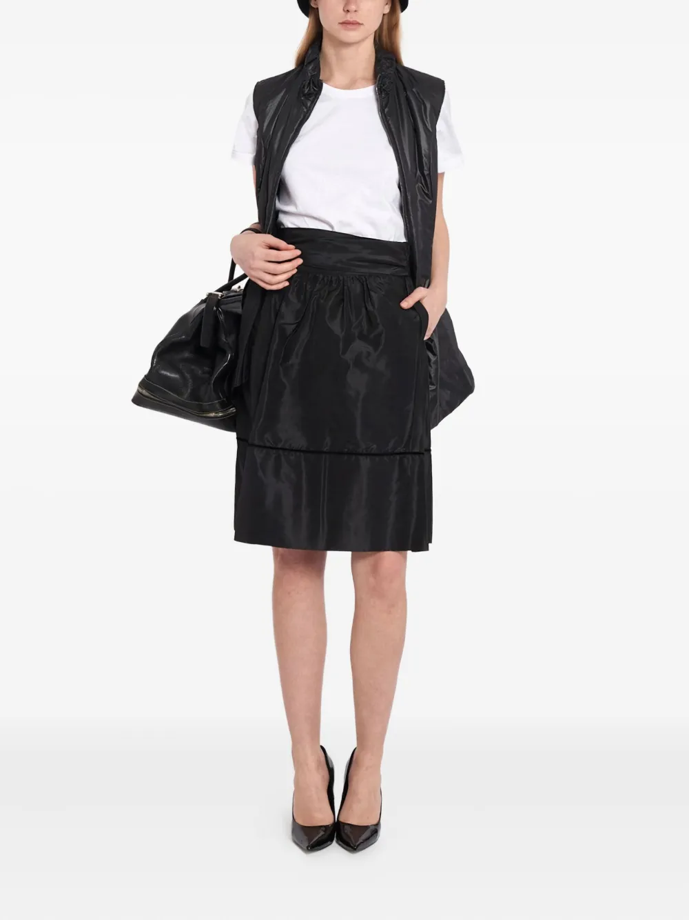 D.Exterior 2010 Pre-Owned sleeveless down jacket | Black | Image 1