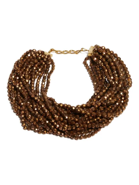 Vintage 80s multi-strand choker necklace