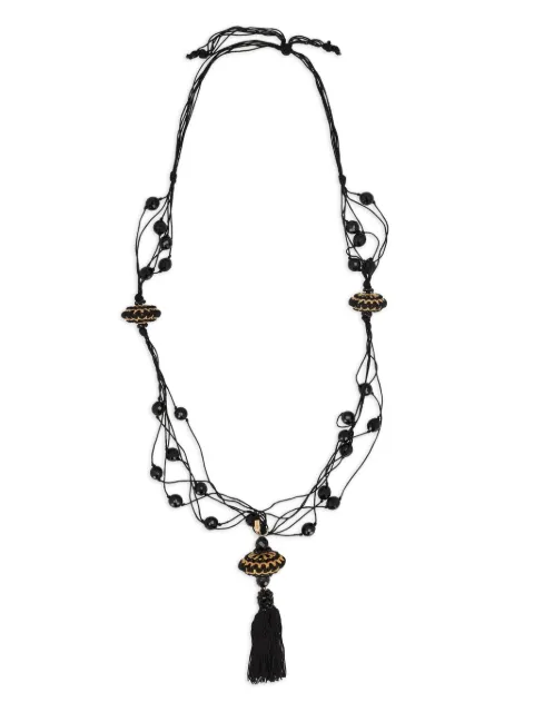 Moschino Pre-Owned collier sautoir à pompon