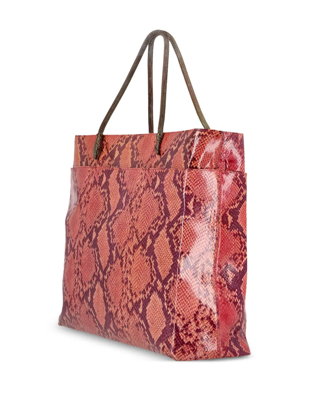 John Galliano Pre-Owned python-print tote bag | Image 2