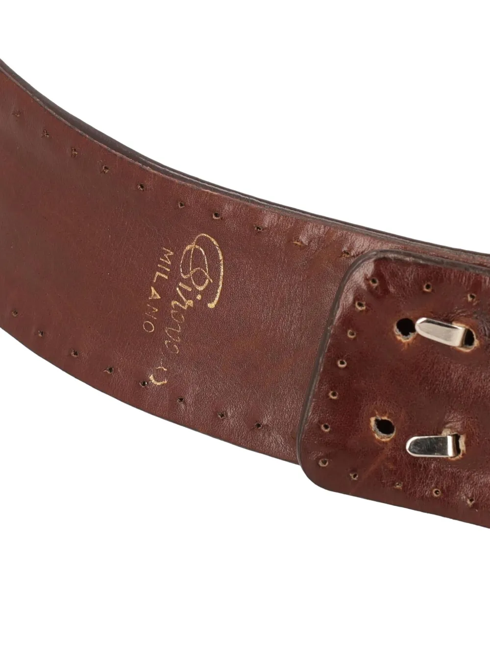 Pre-owned Pirovano Vintage Leather Belt